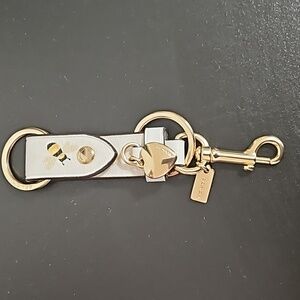 Coach key charm